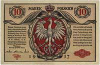 10 marek polskich 9.12.1916, \Generał, \"biletów, seria A.4879656