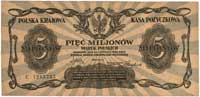 5.000.000 marek polskich 20.11.1923, seria C, Miłczak 38, Lucow 456 R5, rzadkie