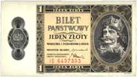 1 złoty 1.10.1938, seria IG, Miłczak 78b, Lucow 