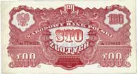100 złotych 1944, \... obowiązkowe, seria Ax