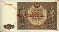 1.000 złotych 15.01.1946, SPECIMEN, seria B 1234