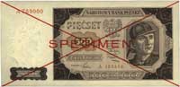 500 złotych 1.07.1948, SPECIMEN, seria A 123456 i A 789000, Miłczak 140a