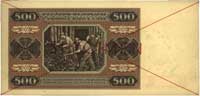 500 złotych 1.07.1948, SPECIMEN, seria AA 1897475, Miłczak 140b