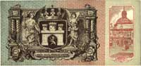 Lwów, asygnata na 100 koron 1915, Podczaski G.203.C.1, banknot obiegowy bez perforacji, bardzo rza..