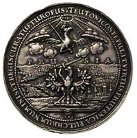 medal autorstwa J. Höhna starszego, wybity w 1654 roku z okazji 200-lecia przyłączenia Prus Królew..