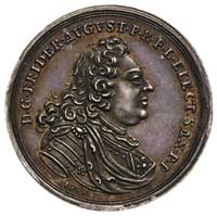 medal autorstwa Johanna Wilhelma Höcknera wybity przez miasto Drezno z okazji składania przysięgi ..