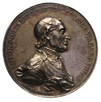 Antoni Portalupi- rektor i profesor Collegium Nobilium, medal autorstwa J.F.Holzhaeussera, 1774 r,..