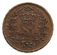 medal nagrodowy EQUITI DEXTERO autorstwa J.F.Holzhaeussera, 1775r, Aw: Pod koroną monogram królews..