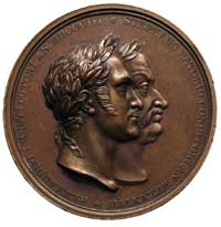 medal autorstwa T. Tołstoja wybity w Petersburgu na pamiątkę 250-lecia Uniwersytetu Wileńskiego, 1..