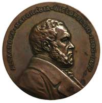 Aleksander margrabia Wielopolski- medal autorstw