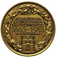 50 rocznica Powstania Styczniowego-medal autorstwa Wojciecha Jastrzębowskiego, 1913 r, Aw: W wieńc..