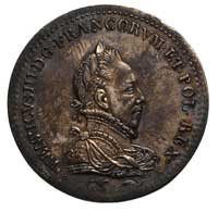 medal- Henryk III Walezy i Katarzyna Medycejska, Aw: Popiersie Henryka III w prawo i napis w otoku..