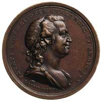 Piotr Biron - medal pamiątkowy, 1785, Aw: Popier