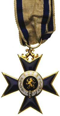 Krzyż Orderu Zasługi Wojennej (Merenti 1866), zł