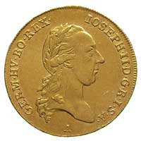 Józef II 1780-1790, dwudukat 1787 / A, Wiedeń, Fr. 437, Herinek 6, złoto 6.95 g, ładnie zachowany