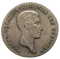 Fryderyk Wilhelm III 1797-1840, 1/6 talara 1813 A, Berlin, Neumann 12, bardzo ładny egzemplarz