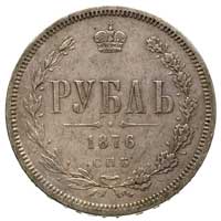 rubel 1876, Petersburg, Bitkin 89, delikatna pat