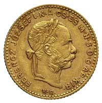 10 franków = 4 forinty 1888 / KB, Krzemnica, Fr. 247, złoto 3.21 g