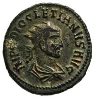 Dioklecjan 284-305, antoninian, Aw: Popiersie w 