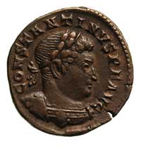 Konstantyn I 307-337, AE-23, Aw: Popiersie w pra