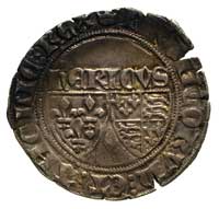 Henryk VI 1422-1453, biały grosz, Paryż, Aw: Tar