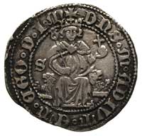 Neapol - Alfons I 1442-1458, carlino d’argento, Aw: Tarcza herbowa i napis w otoku ALFONSVS D G AR..