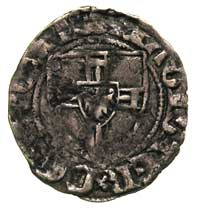 Winrych von Kniprode 1351-1382, kwartnik, Aw: Tarcza wielkiego mistrza i napis, Rw: Krzyż i napis,..