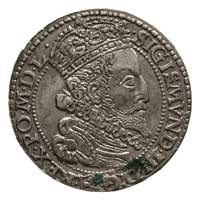 szóstak 1599, Malbork, rzadsza odmiana z dużą głową króla