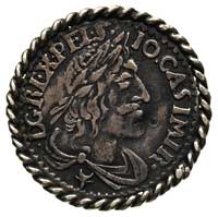 szóstak 1650, Wschowa, T. 10, rzadka moneta, stara jubilerska oprawa, ciemna patyna