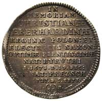 1/3 talara (1/2 guldena) 1727, Drezno, Aw: Cyprys, Rw: Napis, Merseb. 1660, Kohl. 454, moneta wybi..