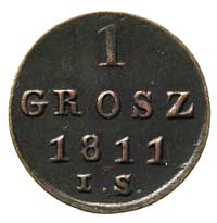 grosz 1811, Warszawa, Plage 67, patyna