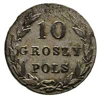 10 groszy 1830, Warszawa, odmiana z literami F -