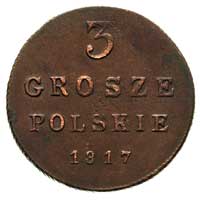 3 grosze 1817, Warszawa, Plage 150, Bitkin 868, 