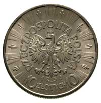 10 zlotych 1936, Warszawa, Józef Piłsudski, Parc