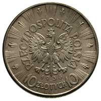 10 złotych 1936, Warszawa, Józef Piłsudski, Parchimowicz 124.c, bardzo ładne