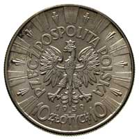 10 złotych 1939, Warszawa, Józef Piłsudski, Parchimowicz 124 f, piękne