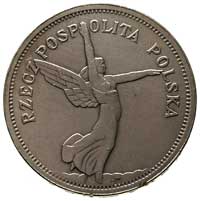 5 złotych 1928, Bruksela, Parchimowicz 114 b, moneta lekko czyszczona