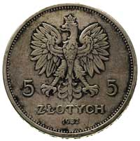 5 złotych 1932 Nike, Parchimowicz 114 f, moneta 