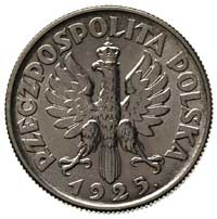 2 złote 1925, Londyn, kropka po dacie, Parchimowicz 109 d, wyśmienity egzemplarz