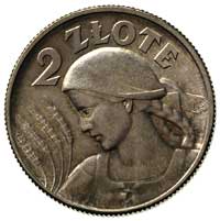 2 złote 1925, Londyn, kropka po dacie, Parchimowicz 109 d, bardzo ładne, patyna