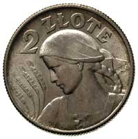2 złote 1925, Londyn, kropka po dacie, Parchimowicz 109 d, bardzo ładne