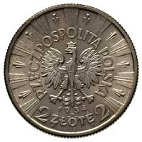2 złote 1934, Warszawa, Józef Piłsudski, Parchimowicz 111 a, wyśmienity egzemplarz, patyna