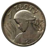 1 złoty 1925, Londyn, Parchimowicz 107 b, pięknie zachowana