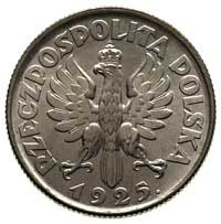 1 złoty 1925, Londyn, Parchimowicz 107 b, pięknie zachowana