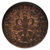 5 groszy 1931, Warszawa, Parchimowicz 103 e, piękna moneta w pudełku f-my GCN z certyfikatem MS 65