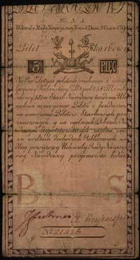 5 złotych 8.06.1794, seria N.A.1, błąd w wyrazie
