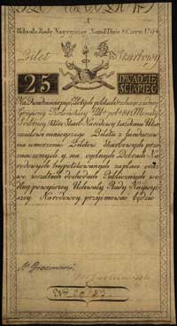 25 złotych 8.06.1794, seria A, Miłczak A3, Lucow