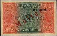 2 marki polskie 9.12.1916, \Generał, seria B 0000000