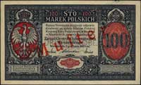 100 marek polskich 9.12.1916, \Generał, strona g