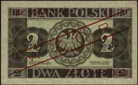2 złote 26.02.1936, seria BI 1234567, WZÓR, Miłczak 75a, Lucow 677 (R5), numeracja wzoru kolejna a..